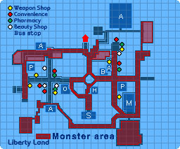 แผนที่ Liberty Land